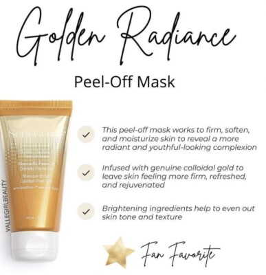 New Senegence Golden Radiance Peel Off Mask