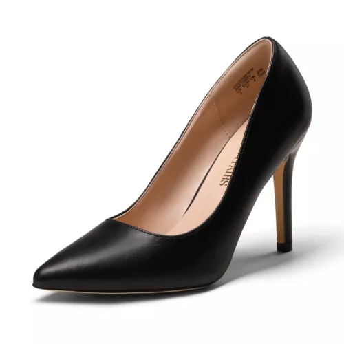 US Damen-Slipper Stilettos hoher Absatz spitz zulaufend Hochzeit Party elegante Pumps Schuhe - Bild 8 von 13