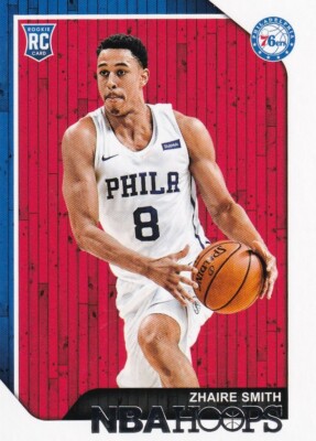 2018-19 NBA HOOPS RC ZHAIRE SMITH PHILADELPHIA 76ERS ROOKIE - P2720
