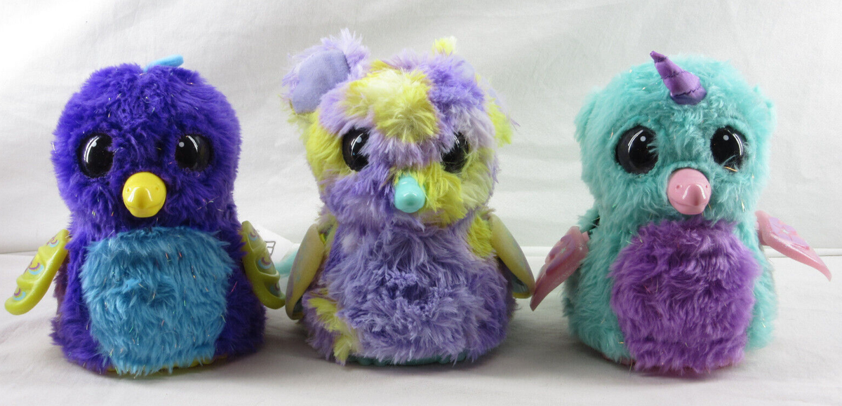 HATCHIMALS Draggle Owlicorn Purple Set of Lot Work