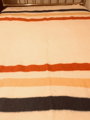 Vintage Twin Size Wool Blanket by The 