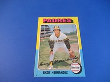 1975 TOPPS ENZO HERNANDEZ #84 SAN DIEGO PADRES HIGH GRADE LOOKS PACK FRESH!