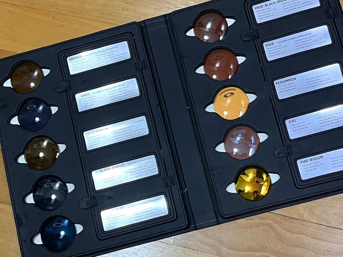 オークリー 非売品 レンズ サンプル OAKLEY ディスプレイ Oakley Lens Store Display Book Salesman Samples Collectors