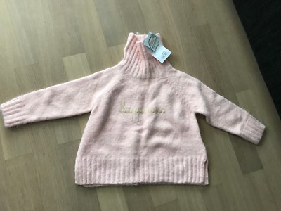 Flauschiger Pullover, Pailletten, happiness, rosa, vertbaudet, 2 Jahre, 94, Neu
