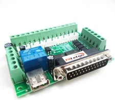 HiLetgo MACH3 Engraving Machine CNC 5 Axis Stepper Motor Driver Interface Board
