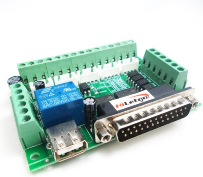 HiLetgo MACH3 Engraving Machine CNC 5 Axis Stepper Motor Driver Interface Board