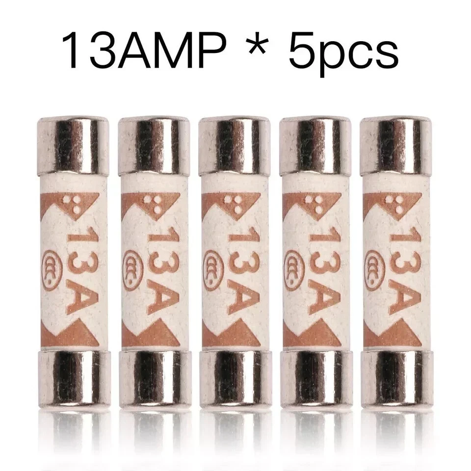 13 Amp Plug Fuse close up showing 13A rating