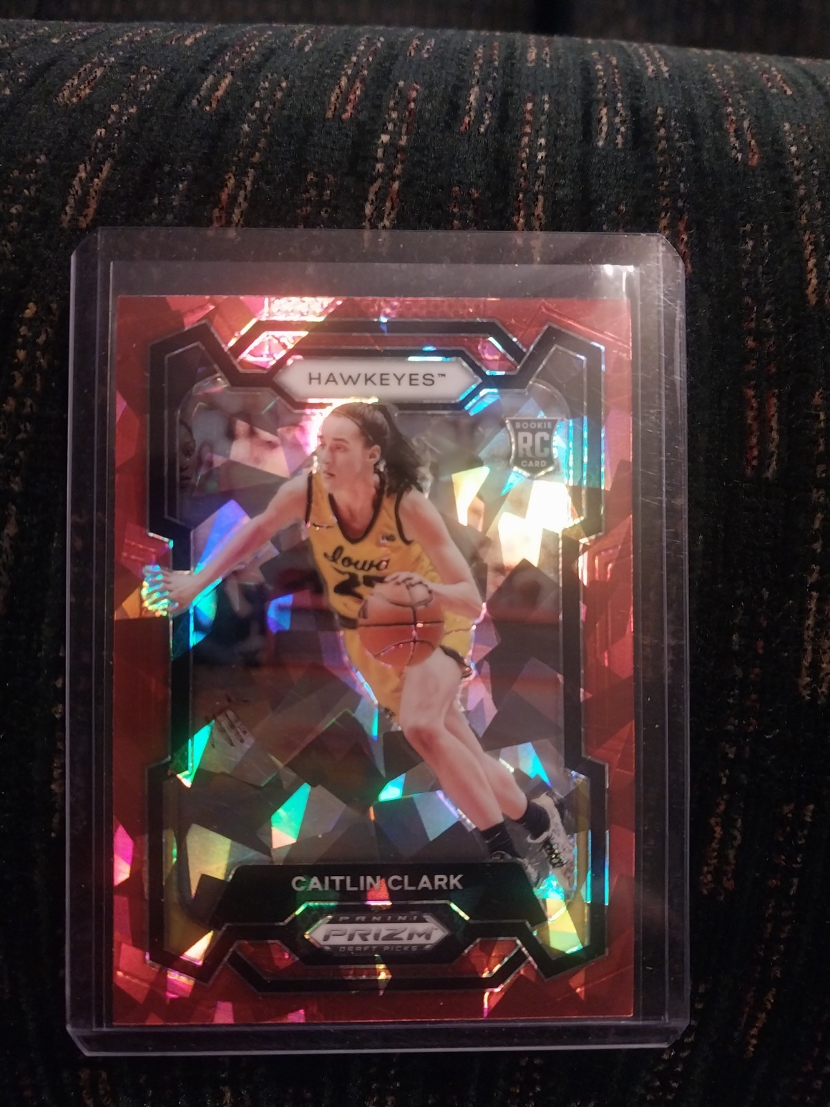2024-25 Panini Prizm Draft Picks - Caitlin Clark #57 Red Ice Prizm (RC)