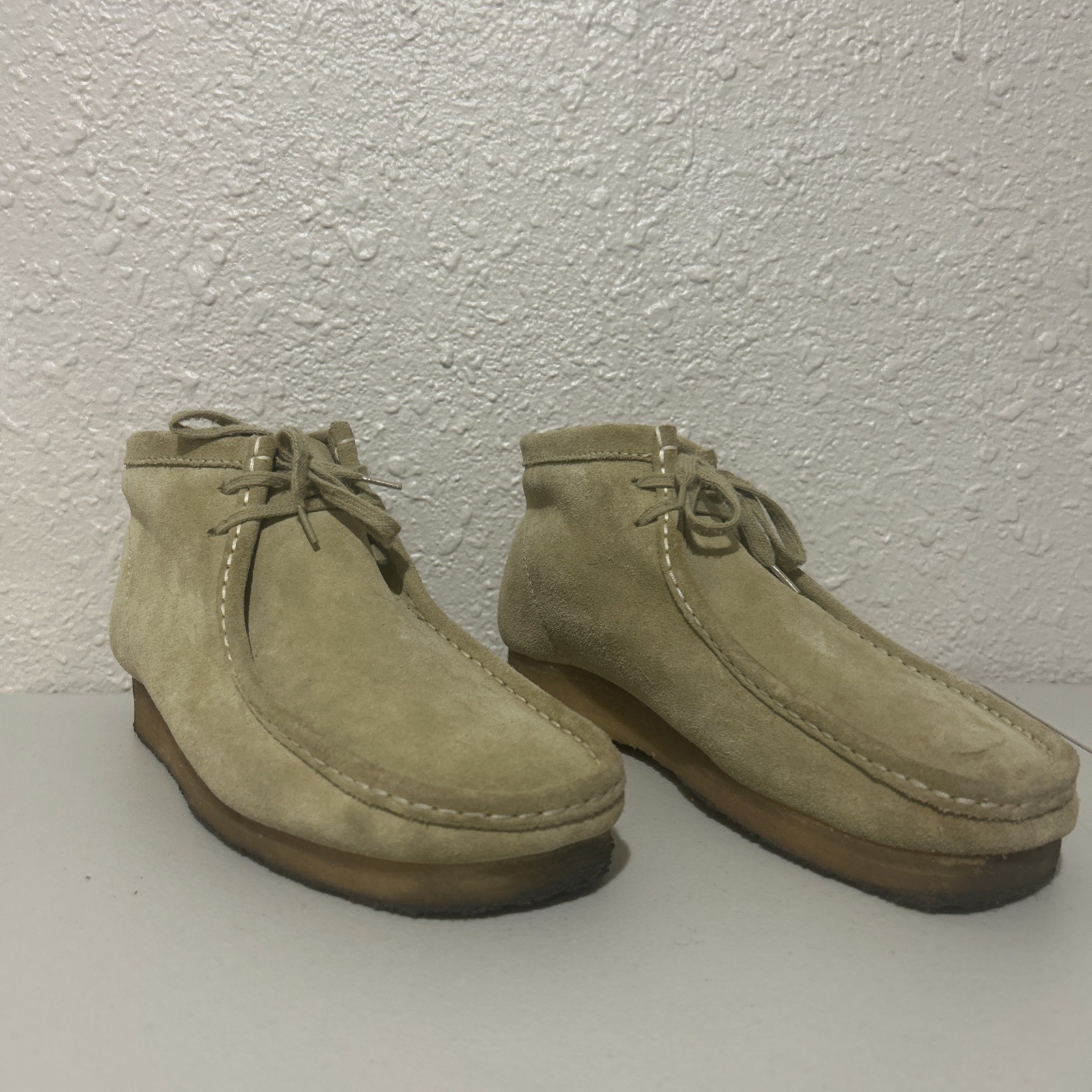 Clarks Original Wallabee Boot Mens Size 13 Maple Suede Leather Chukka Crepe Sole