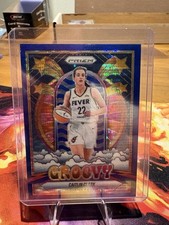 2025 Panini Prizm Caitlin Clark Groovy Blue Pulsar 145/199