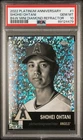 2022 Topps Chrome Platinum ANV B&W Mini Diamond Refractor Shohei Ohtani PSA 10