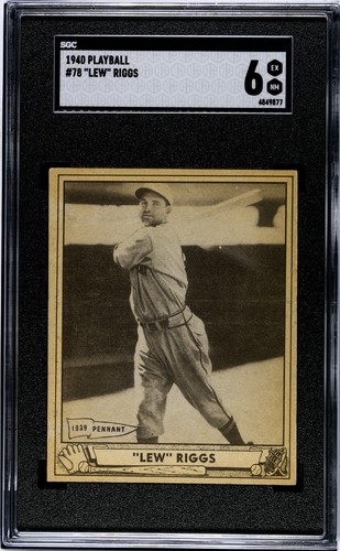 1940 Lew Riggs #78