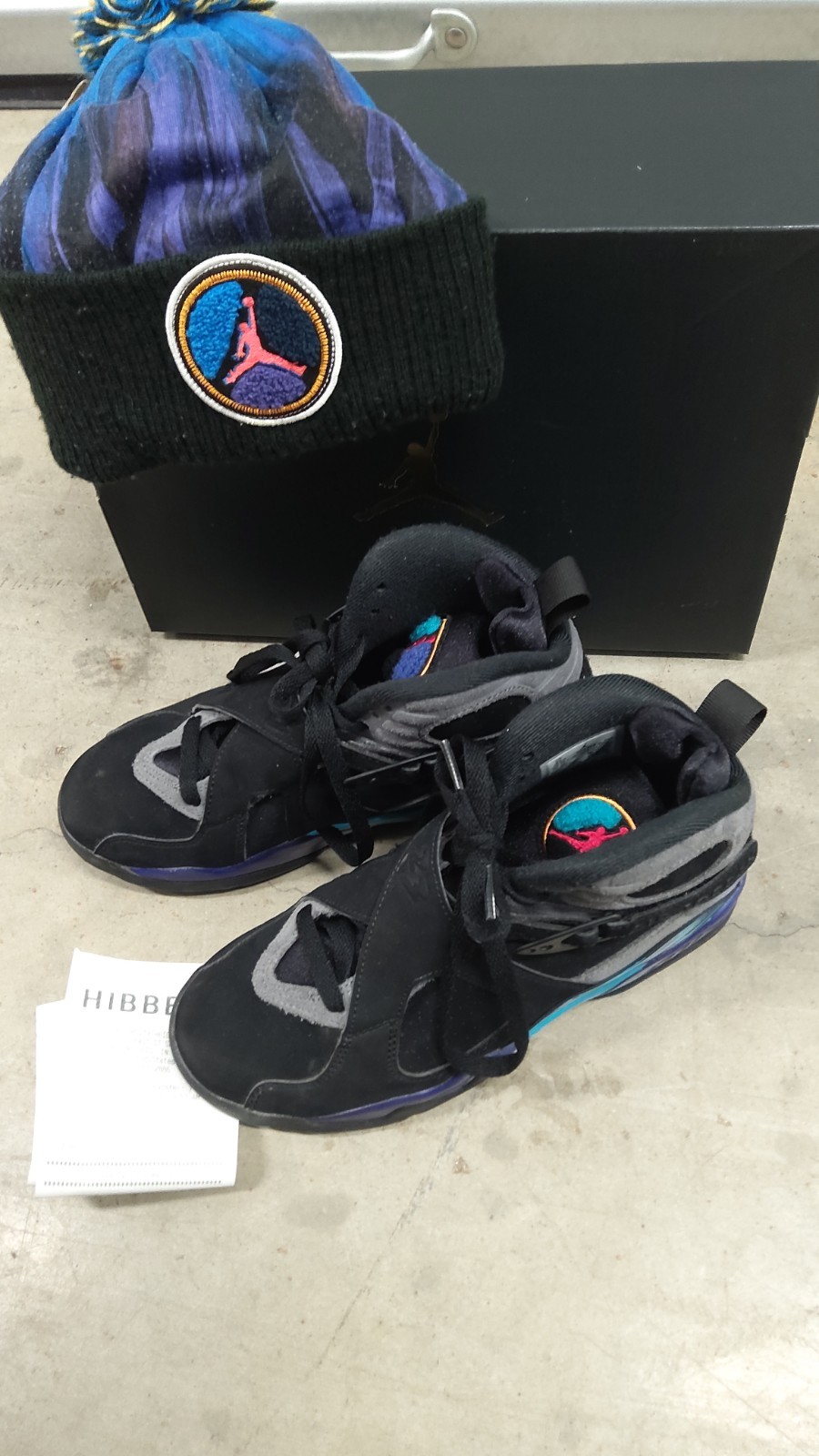 Nike Air Jordan Retro 8 Aqua GS Size 6y og All