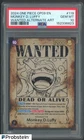 2024 One Piece OP09 En #119 Monkey D. Luffy Wanted Alternate Art PSA 10 GEM MINT