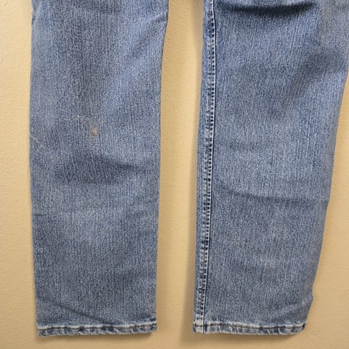 WRANGLER Jeans Mens 35x32 Blue 47MWZ Advanced Comfort Regular Fit Stretch Denim - Picture 5 of 13