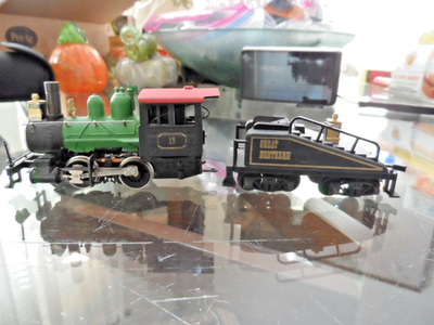 #ad MANTUA HO SCALE GREAT NORTHERN STEAM LOCOMOTIVE W TENDER 0 4 0 #17 $42.99