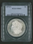 1878-S Morgan Silver Dollar PCGS Graded MS62 #46983259