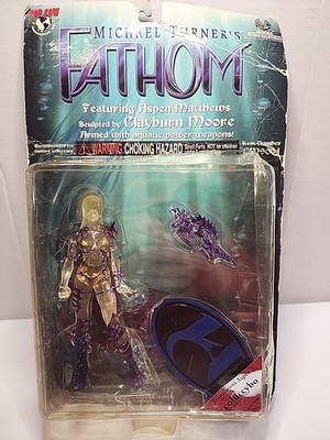 Michael Turner's FATHOM ASPEN MATTHEW FIGURE TRANSLUCENT Box Damage