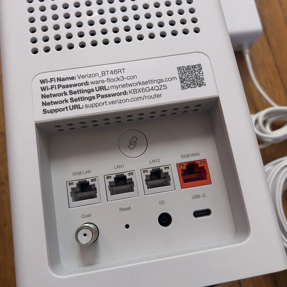 Verizon CR1000B White Wi-Fi Wireless Home & Business Router - Tested & Working - Image 3 of 4