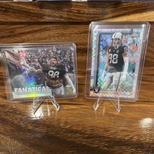 2025 Topps Chrome Maxx Crosby FANATICAL CASE HIT/X-FRACTOR #FF-22