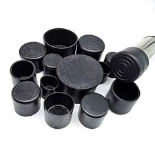  6mm - 100mm Round Plastic End Cap Black,Caps Tube Pipe PVC Blanking Cover Cap