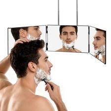 3 Way Mirror for Self Hair Cutting,360 Haircuts Men for Barber Use Tools,to See