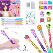 MOMUSE DIY Pen Making Kit, Fun Pen Creator Studio – Make You Own 4 Sparkly