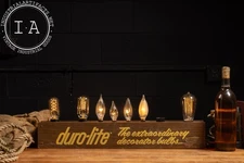 Vintage Duro-Lite Light Bulb Point-of-Sale Display