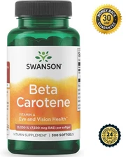 Beta-Carotin 25000 IE 300 weichkapseln Vitamin A SWANSON Free&Fast Shipping