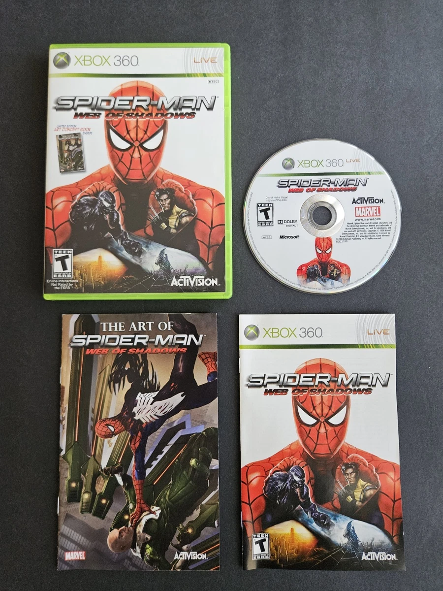 Microsoft Xbox 360 Spider-Man: Web of Shadows Video Games for sale