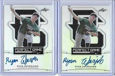 2015 Leaf Metal Draft Perfect Game RYAN ZEFERJAHN Base Prismatic RC Auto RHP