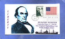 DANIEL WEBSTER Liberty Ship named for Orator, Lawyer & Statesman, First Day PM