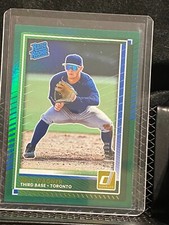 Will Wagner 2025 Donruss Rated Rookie Green #36/199 - Blue Jays
