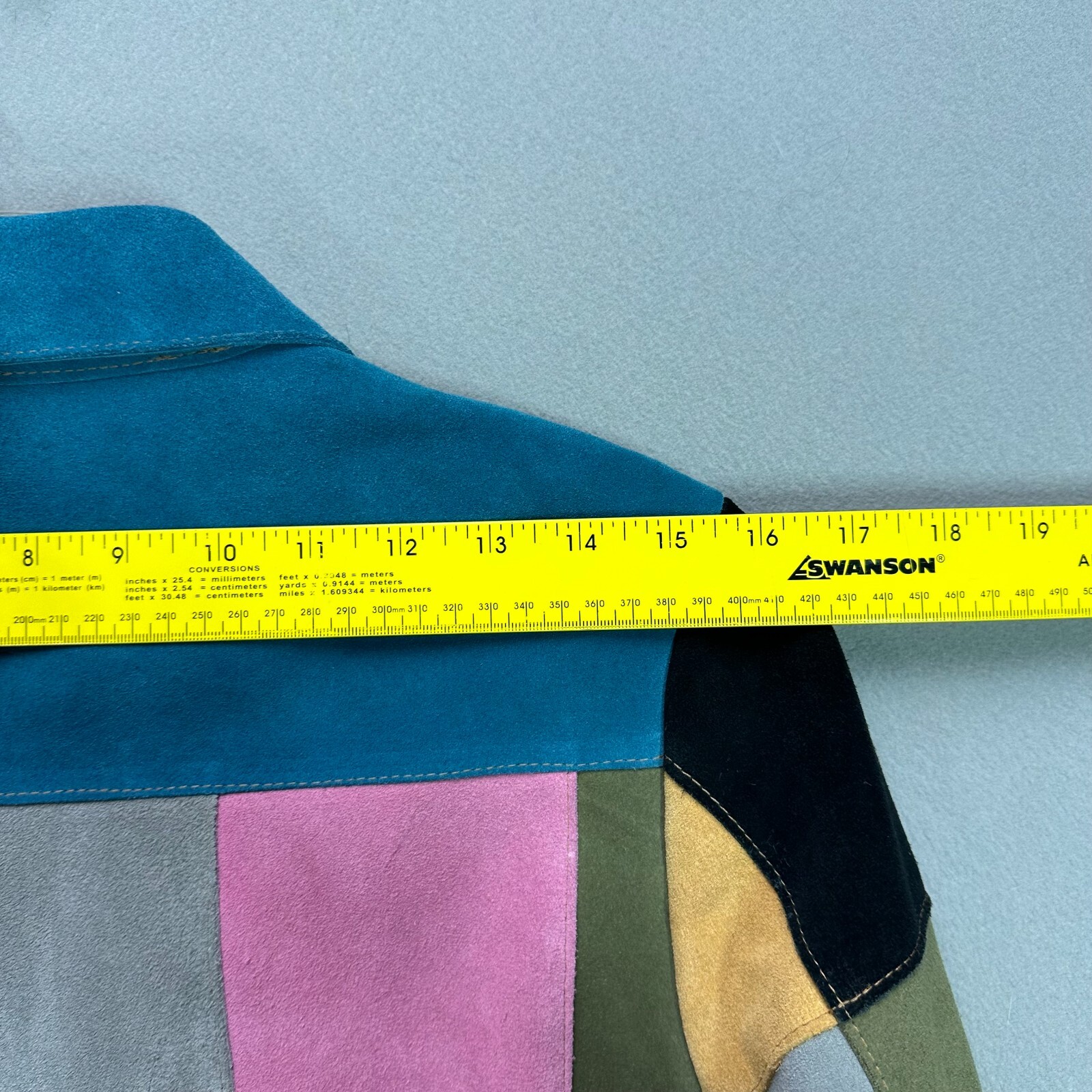 Penelope Chilvers Suede Leather Patchwork Shirt J… - image 21