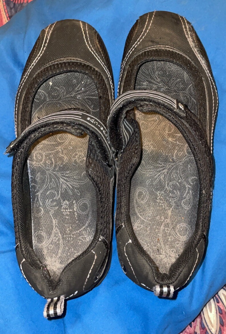 Skechers Shape Ups Shoes Womens Sz 10 Mary Jane Strap Toning 11807