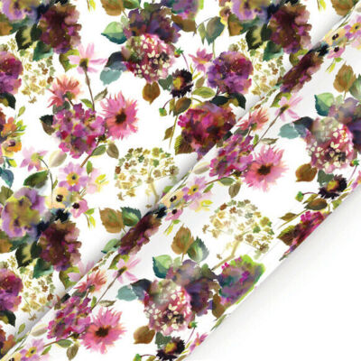 Designers Guild Palace Blume rosa Blumen Deva Rolle Halstuch 3 m x 70 cm