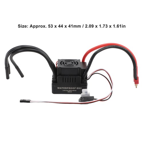 ESC Electric Speed Controller Waterproof Brushless Motor Electric Speed ...