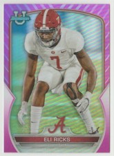 2022 Bowman U Chrome Pink Refractor #28 Eli Ricks Alabama Crimson Tide