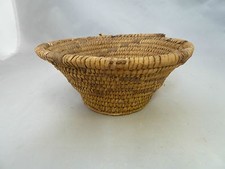 Native American Weave Small Basket Bowl. Nice Design. Approx 2.75" T & 6.25" D