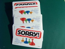 Sorry Cards White game drawing deck cards rep...