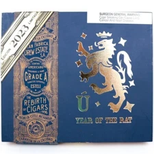 Liga Privada Year of the Rat 2023 Unico Empty Wooden Cigar Box 8.25" x 7" x 1.25