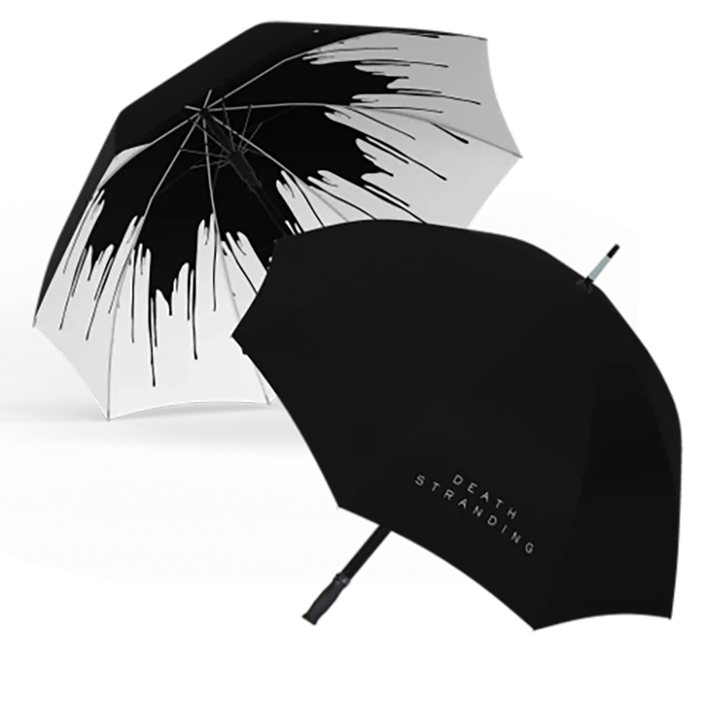 Death Stranding Ludens Kojima "Drips" Limited Edition Umbrella W/ Logo +  Sleeve | eBay