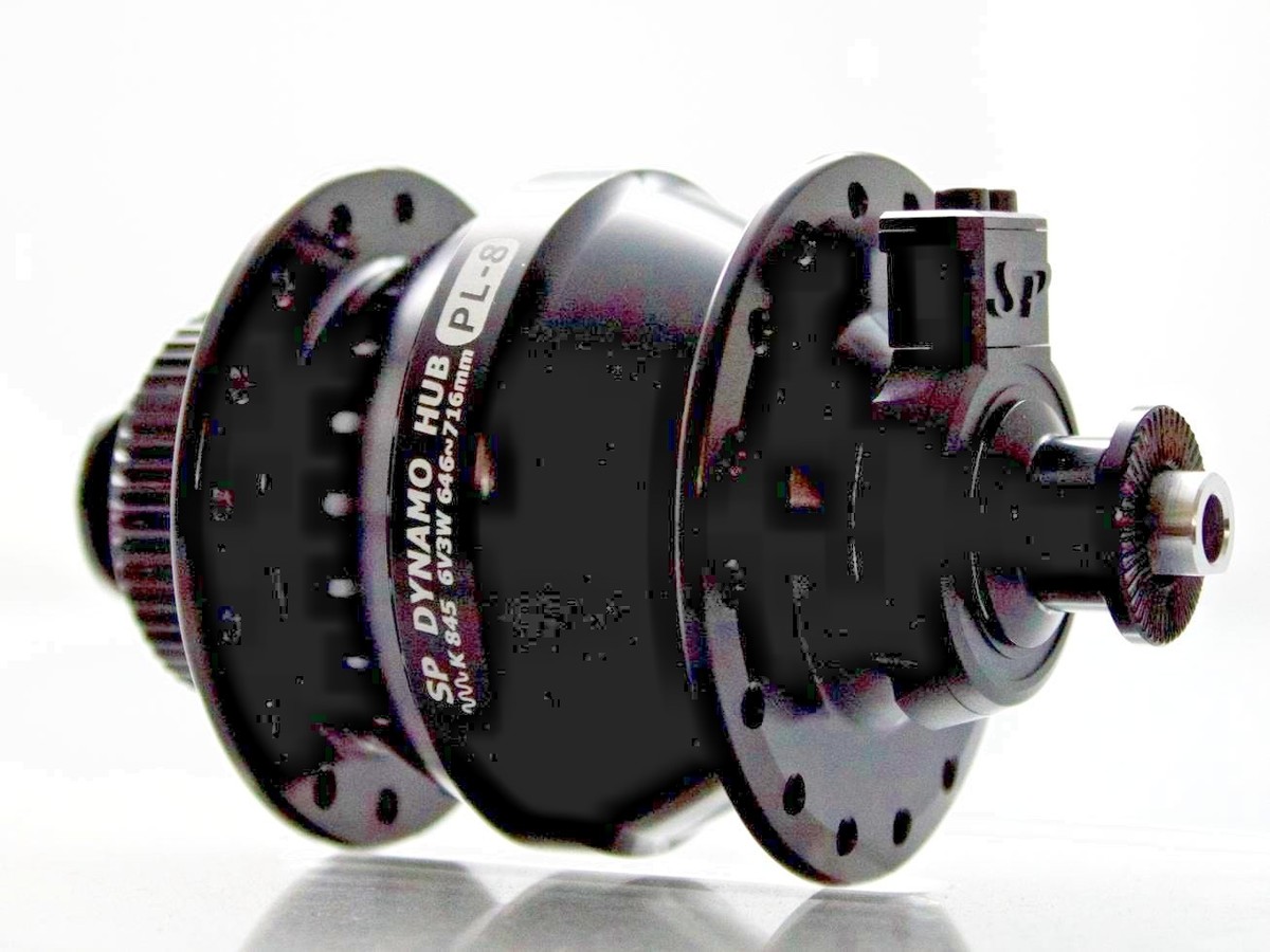 Shutter Precision (SP) hub dynamo (dynohub) PL-8 - For Centerlock