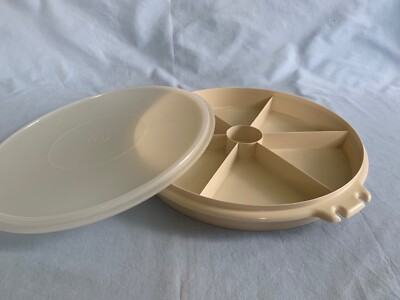 VINTAGE TUPPAWARE HORS D'OEUVRES CUPCAKE HÜTER NEHMER TRÄGER BEHÄLTER