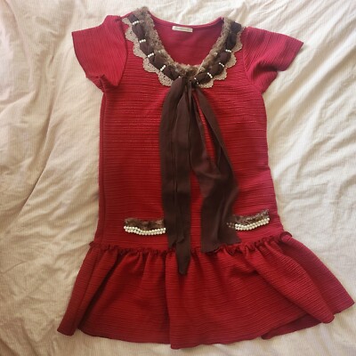 open lace back dress Playing Cards Embroidery Dress  axes femme from JAPAN