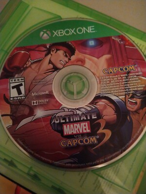 Ultimate Marvel vs Capcom 3 (Microsoft Xbox One, 2017) X1 Disc Only
