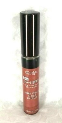 L'oreal HIP Shine Struck Liquid Lipcolor -260 Zealous- New