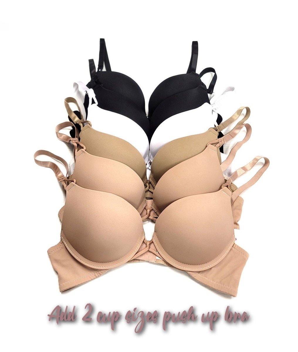 Add 2Cup Sizes Extreme Ultimate Lift Padded Cross Front Push Up
