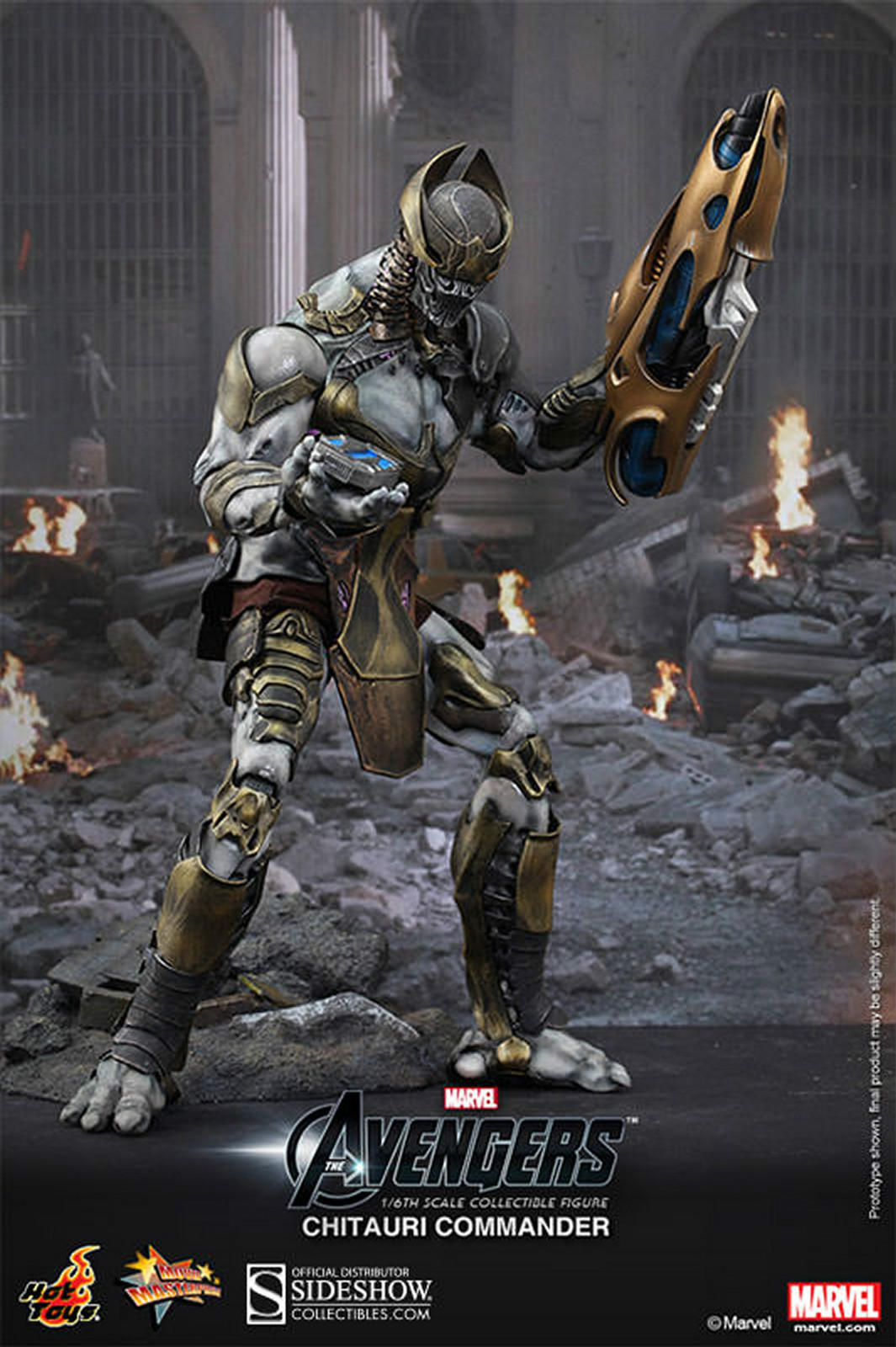 Sideshow Hot Toys Masterpiece The Avengers Chitauri Commander
