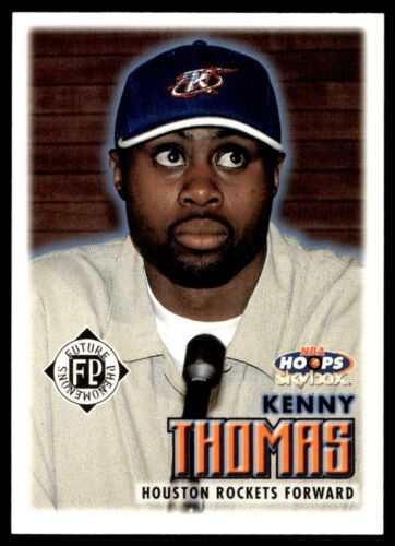 1999-00 Hoops Kenny Thomas RC Houston Rockets #176 - Afbeelding 1 van 2